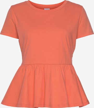 LASCANA Тениска в оранжево: отпред
