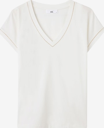 T-shirt adl en beige : devant