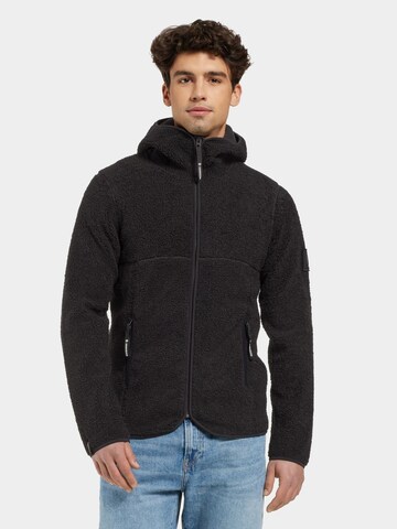 Veste en polaire fonctionnelle 'BROR USX FZ 3' Didriksons en noir : devant