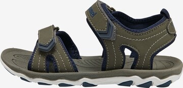 Hummel Sandalen 'Buckle' in Groen: voorkant