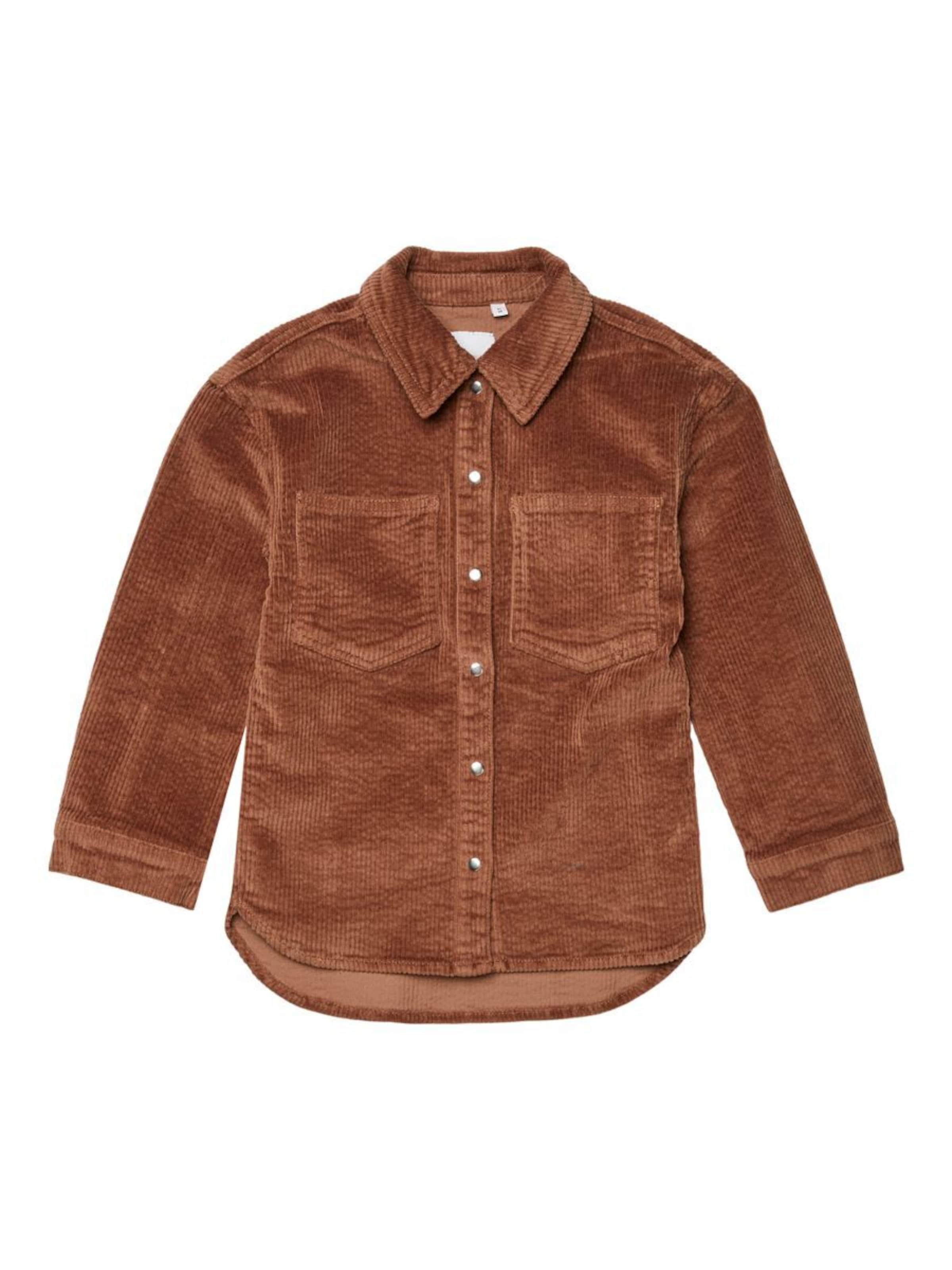 Vero Moda Girl - Chaqueta de entretiempo en marrón: frente