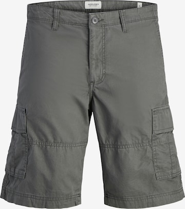 Regular Pantalon cargo 'COLE MATEO' Jack & Jones Plus en gris : devant