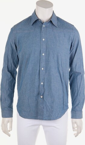 Paul Smith Button Up Shirt in S in Blue: front