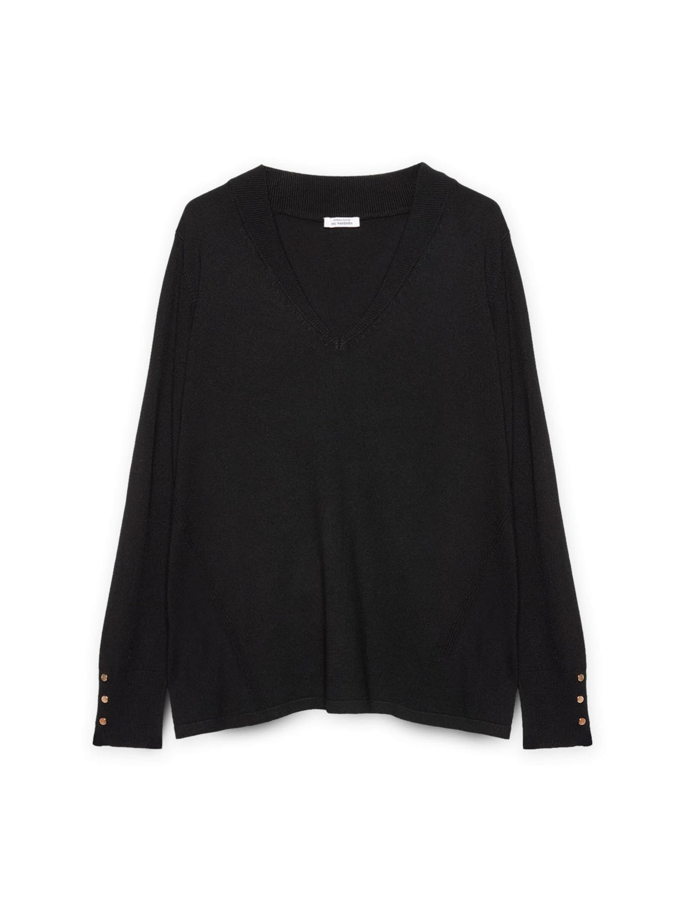 Pullover di Fiorella Rubino in nero: frontale