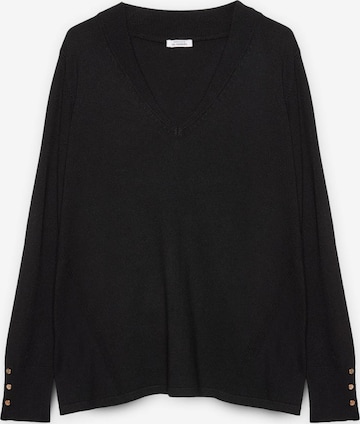 Pullover di Fiorella Rubino in nero: frontale