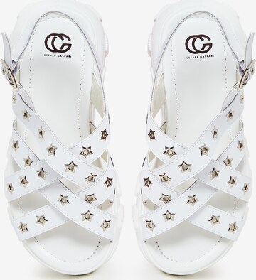 CESARE GASPARI Sandals in White