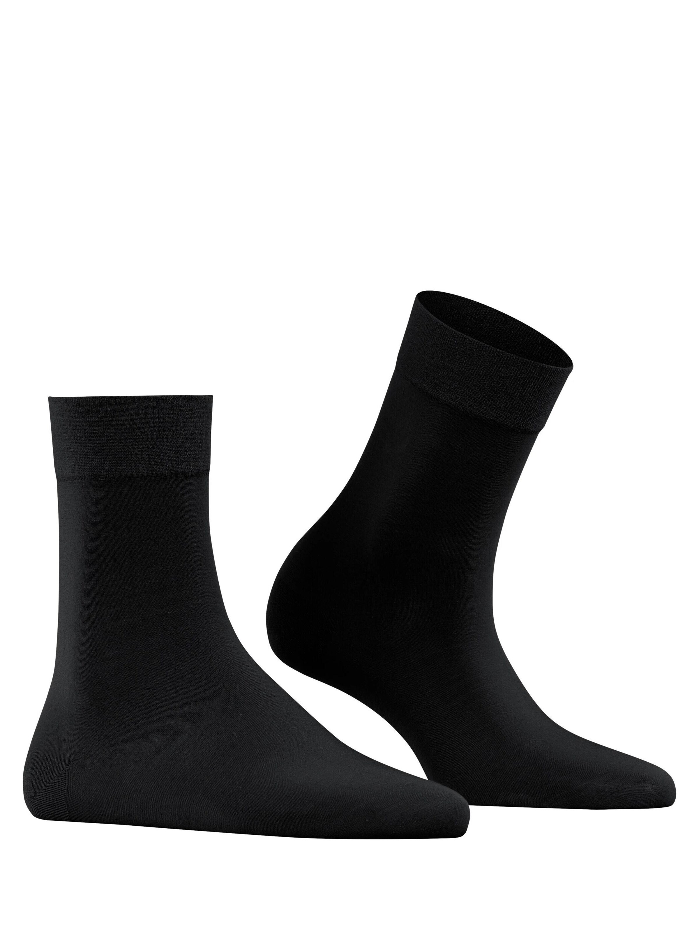 FALKE Socken 'Fine Softness'‌‌‌‌‌‌‌ in Schwarz