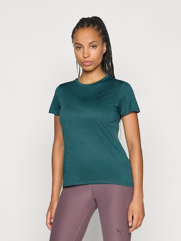 Maglia funzionale 'TAD ESSENTIAL' di PUMA in verde: frontale