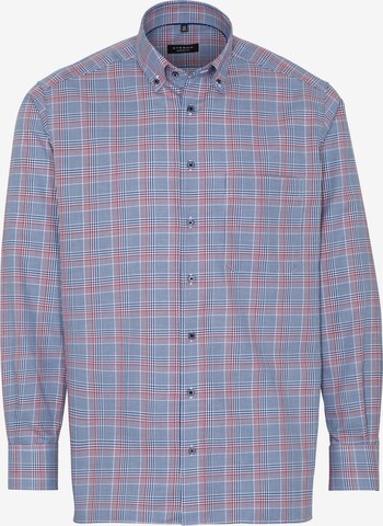 ETERNA Comfort fit Button Up Shirt in Blue: front