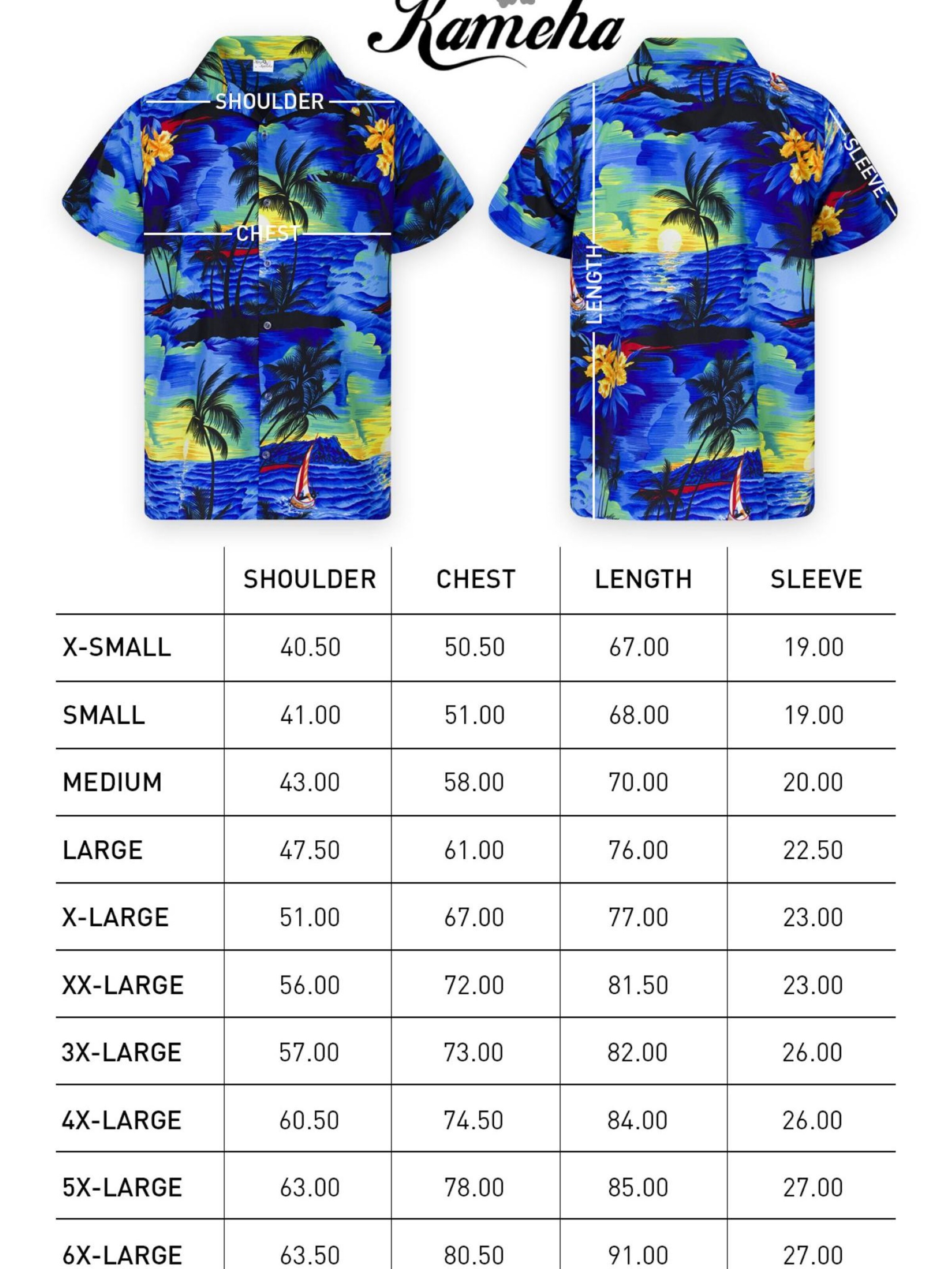 King Kameha Shirt 'Surf' in Blue