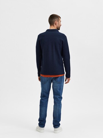 SELECTED HOMME Regular fit Tussenjas 'Nealy' in Blauw