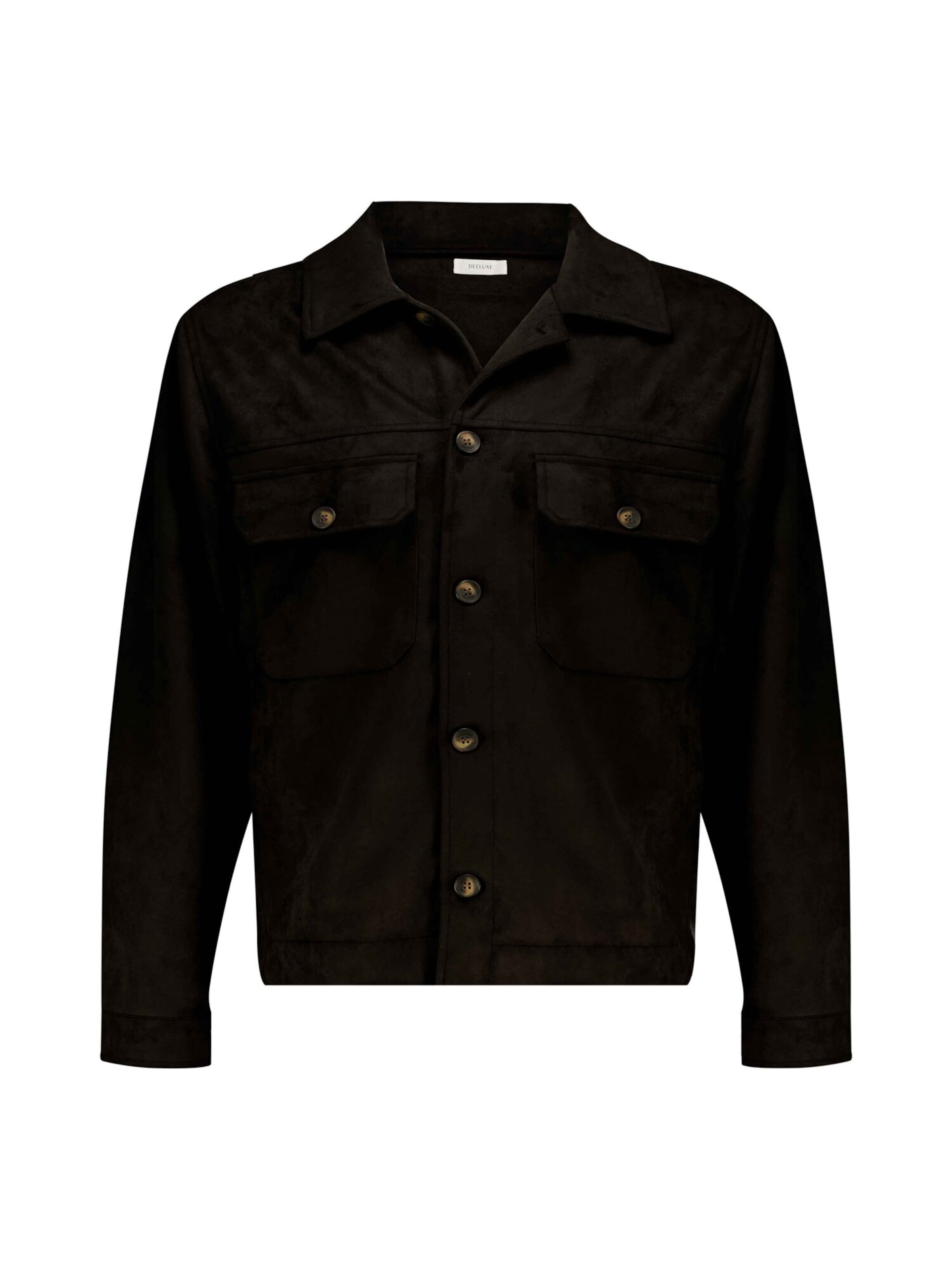 Veste mi-saison 'Crystian' Deeluxe en noir : devant