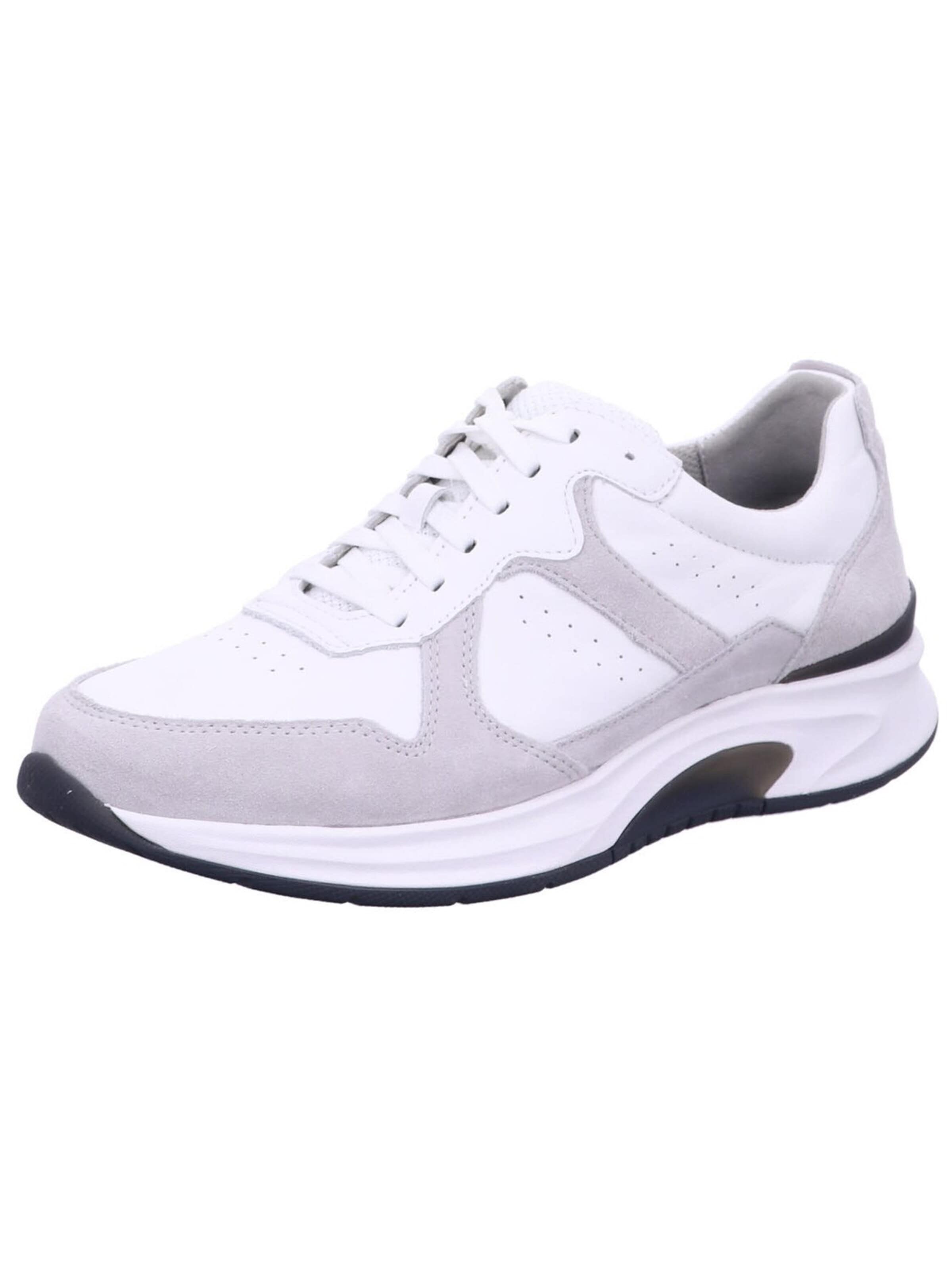 GABOR - Zapatos con cordón 'Sneaker Herren 8001.20 02 Rauleder in weiß' en blanco: frente