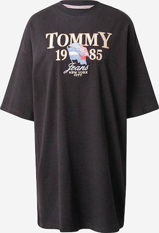 Rochie de la Tommy Jeans pe negru: față