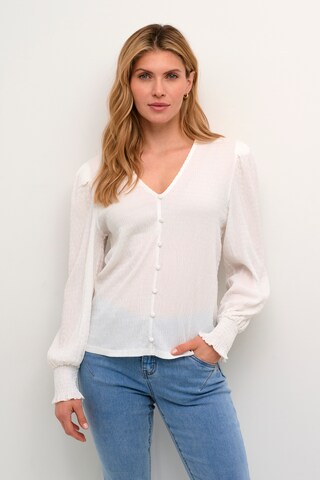 Camicia da donna 'Fenja' di Cream in bianco: frontale