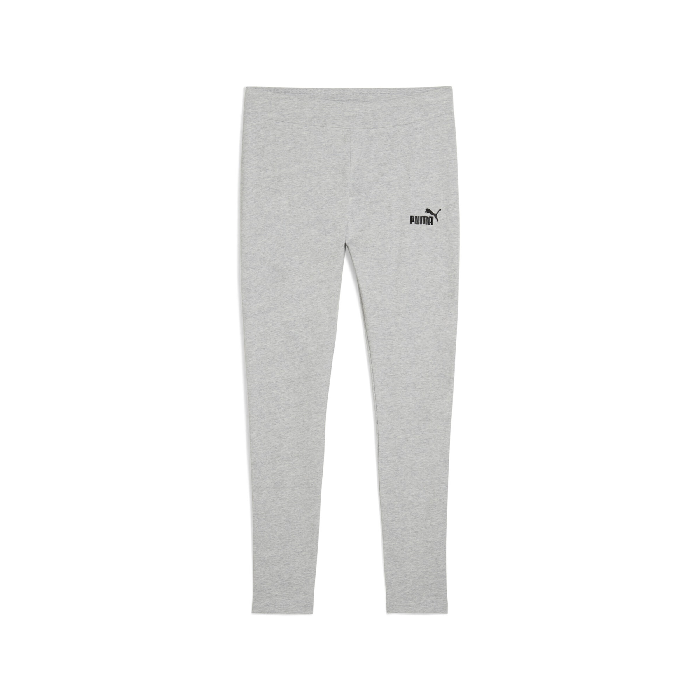PUMA Skinny Leggings 'Essentials No. 1' in Grijs: voorkant