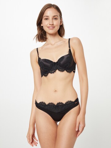 Hunkemöller - Tanga 'Hannako' em preto