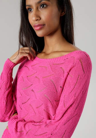 Aniston SELECTED Pullover in Pink