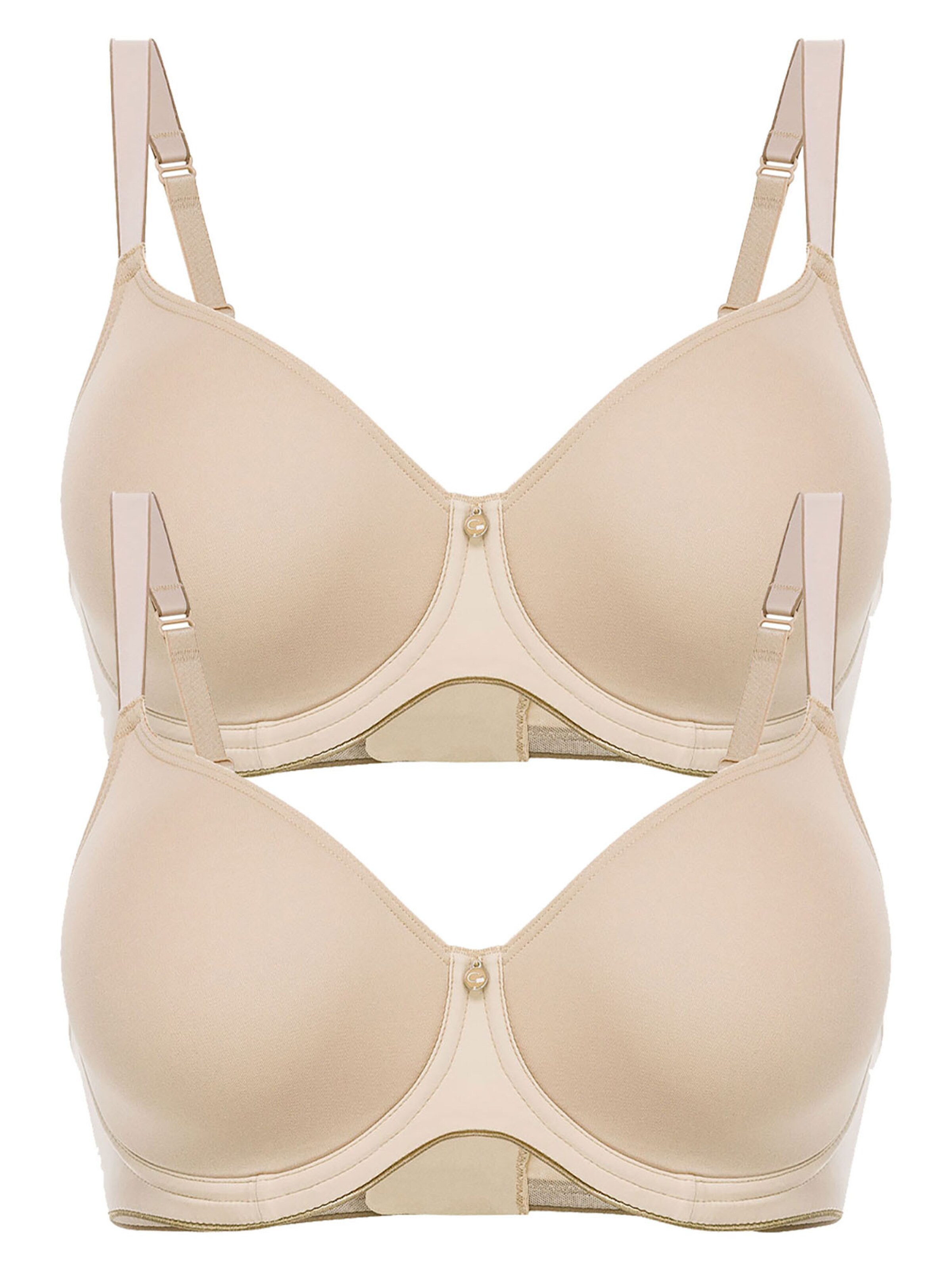 Conturelle BH 'Pure Feeling' in Beige: Vorderseite