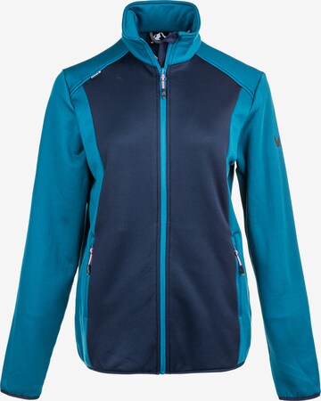 Whistler Athletic Fleece Jacket 'Zensa' in Blue: front