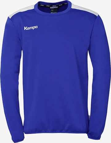 KEMPA Sportovní mikina 'Emotion 27' – modrá: přední strana