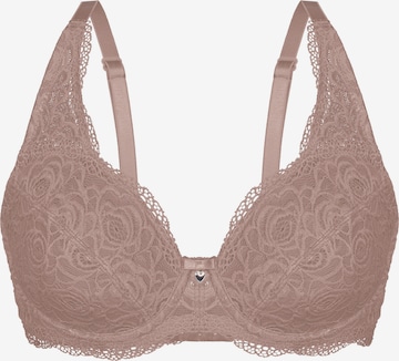 Soutien-gorge 'Beautiful Rose' sassa en gris : devant