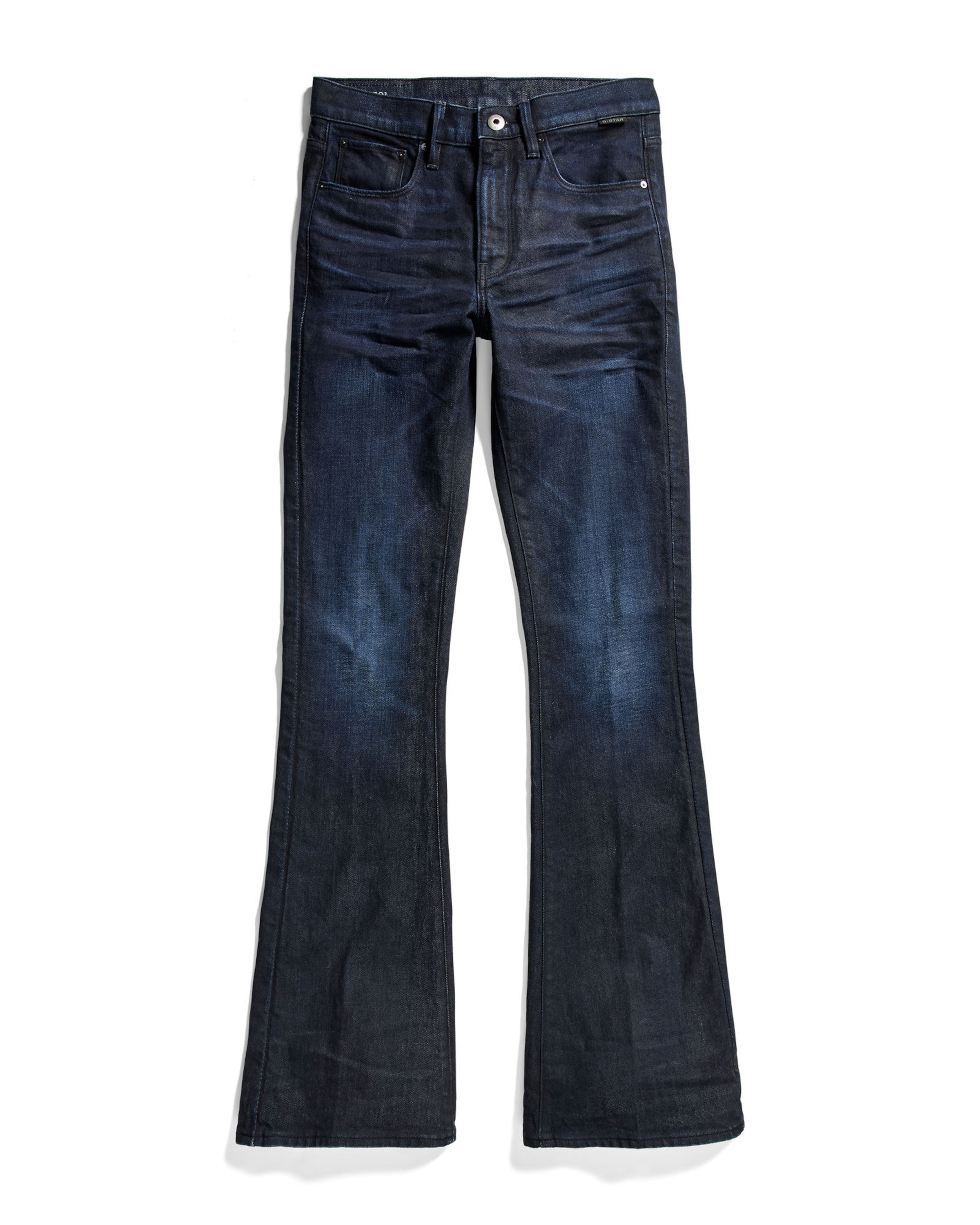 G-STAR Flared Jeans in Blauw: voorkant