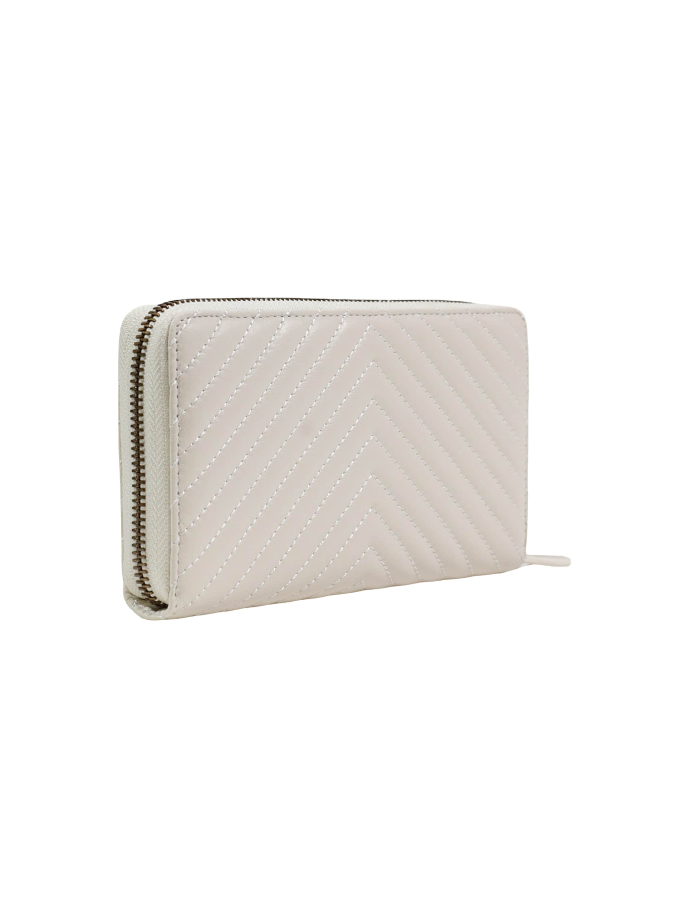 PINKO - Cartera 'RYDER ZIP AROUND SHEEP NAPPA CHEVRON 100250 A0GK' en blanco