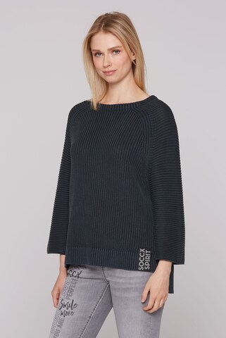 Soccx Pullover in Blau: Vorderseite