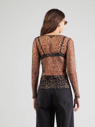 Herrlicher - Camiseta en marrón