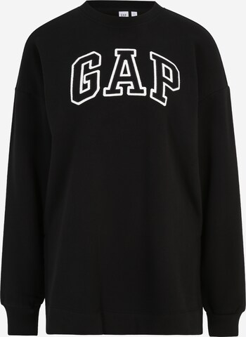 Gap Tall Sweatshirt in Zwart: voorkant