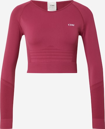 Maglia funzionale 'Define' di ICANIWILL in rosa: frontale