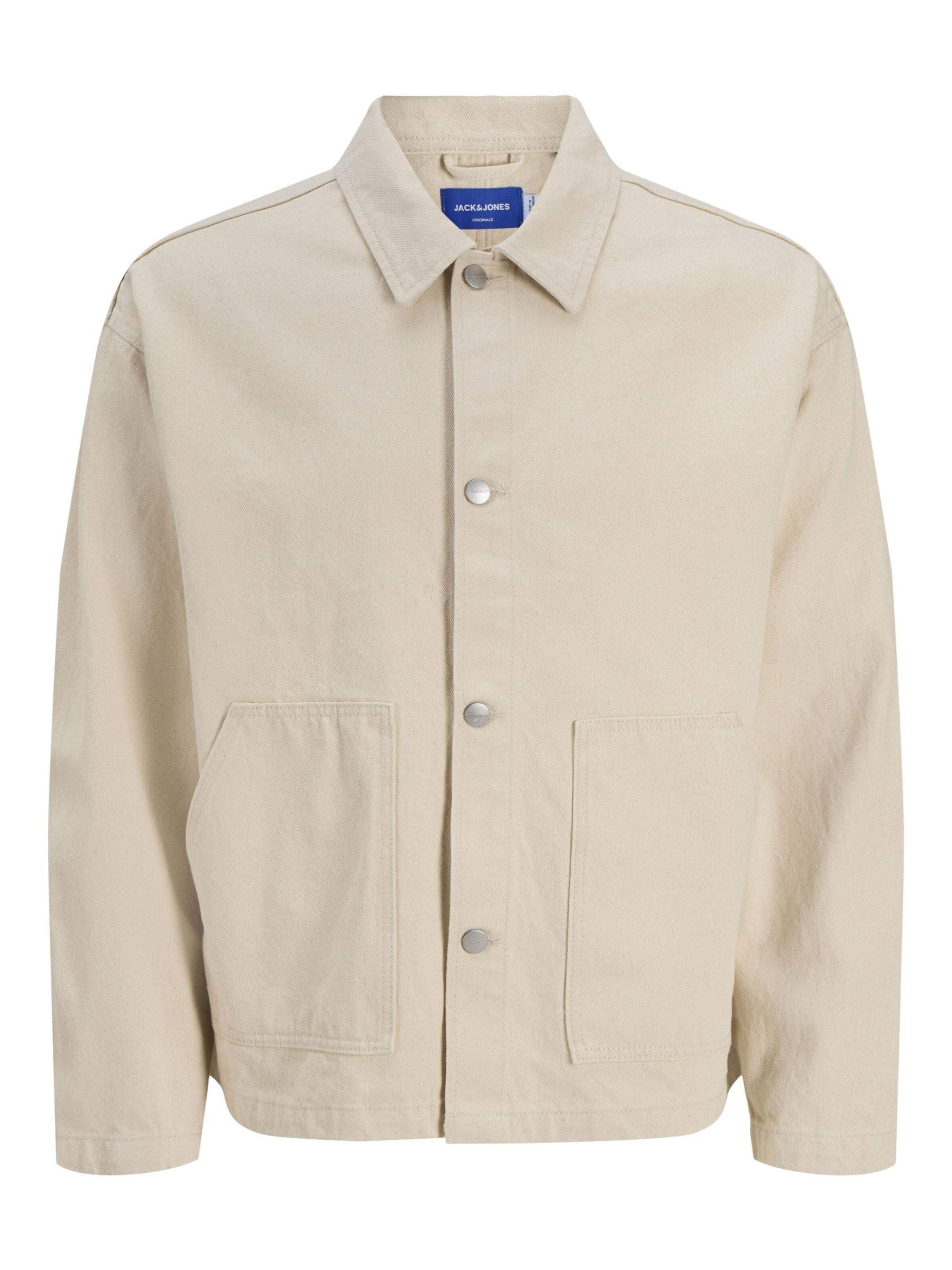 Regular fit Giacca di mezza stagione di JACK & JONES in bianco: frontale