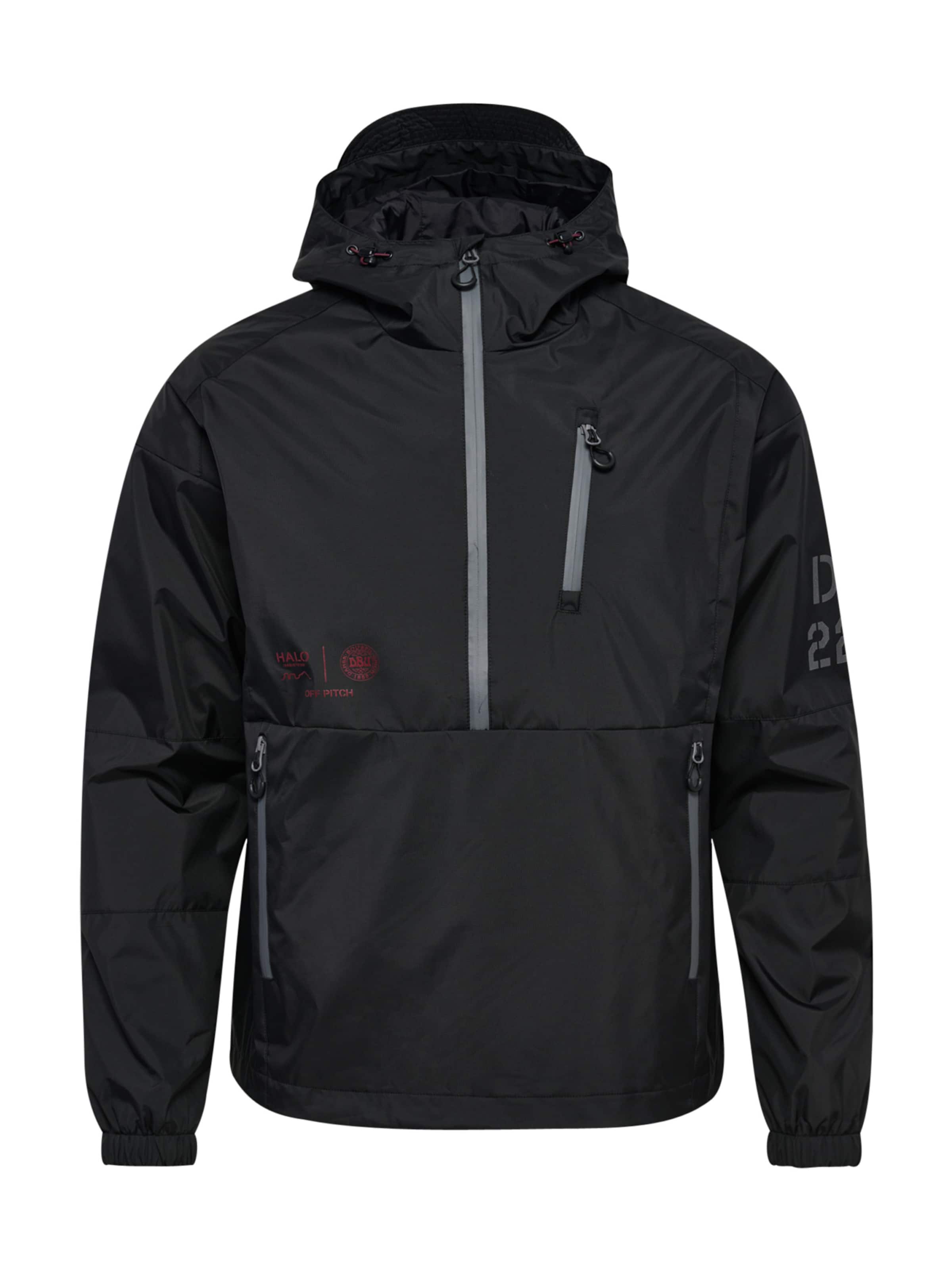 HALO Jacke 'HALO x DBU' in Schwarz: Vorderseite