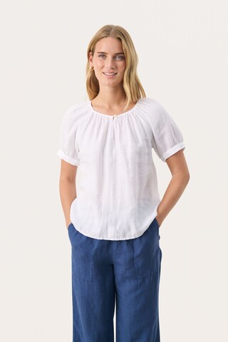 Part Two Bluse 'Rosanna' i hvid: forside