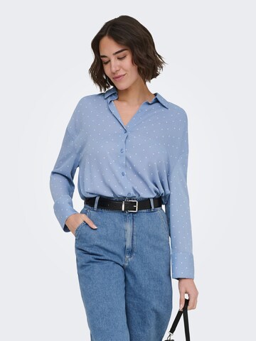 ONLY Bluse 'ONL Oregon' in Blau: Vorderseite
