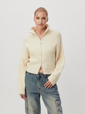 LeGer by Lena Gercke Knit Cardigan 'Cindy' in White: front