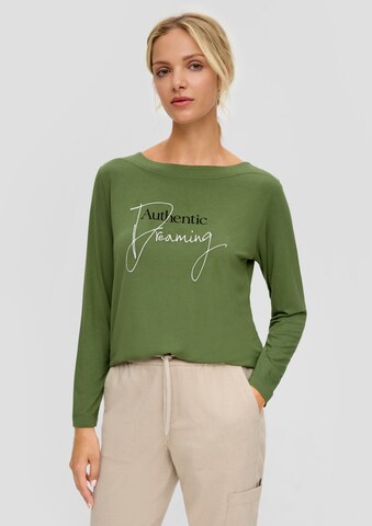 s.Oliver - Camiseta en verde: frente