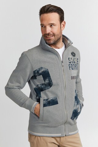 FQ1924 Zip-Up Hoodie 'Magnus' in Grey: front