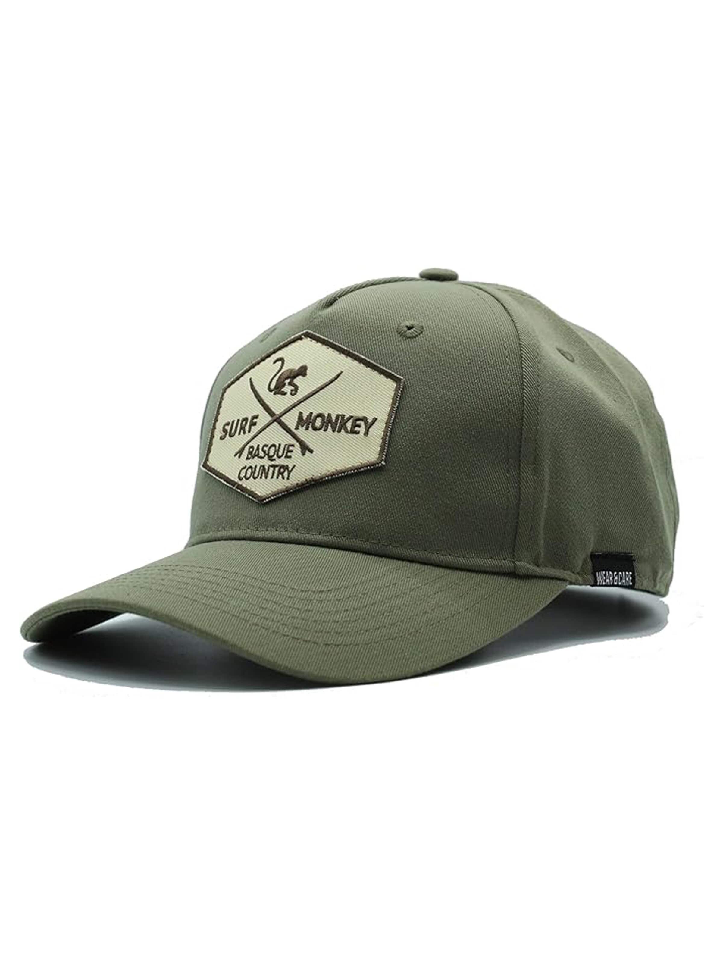 Casquette de sport Surf Monkey en vert : devant