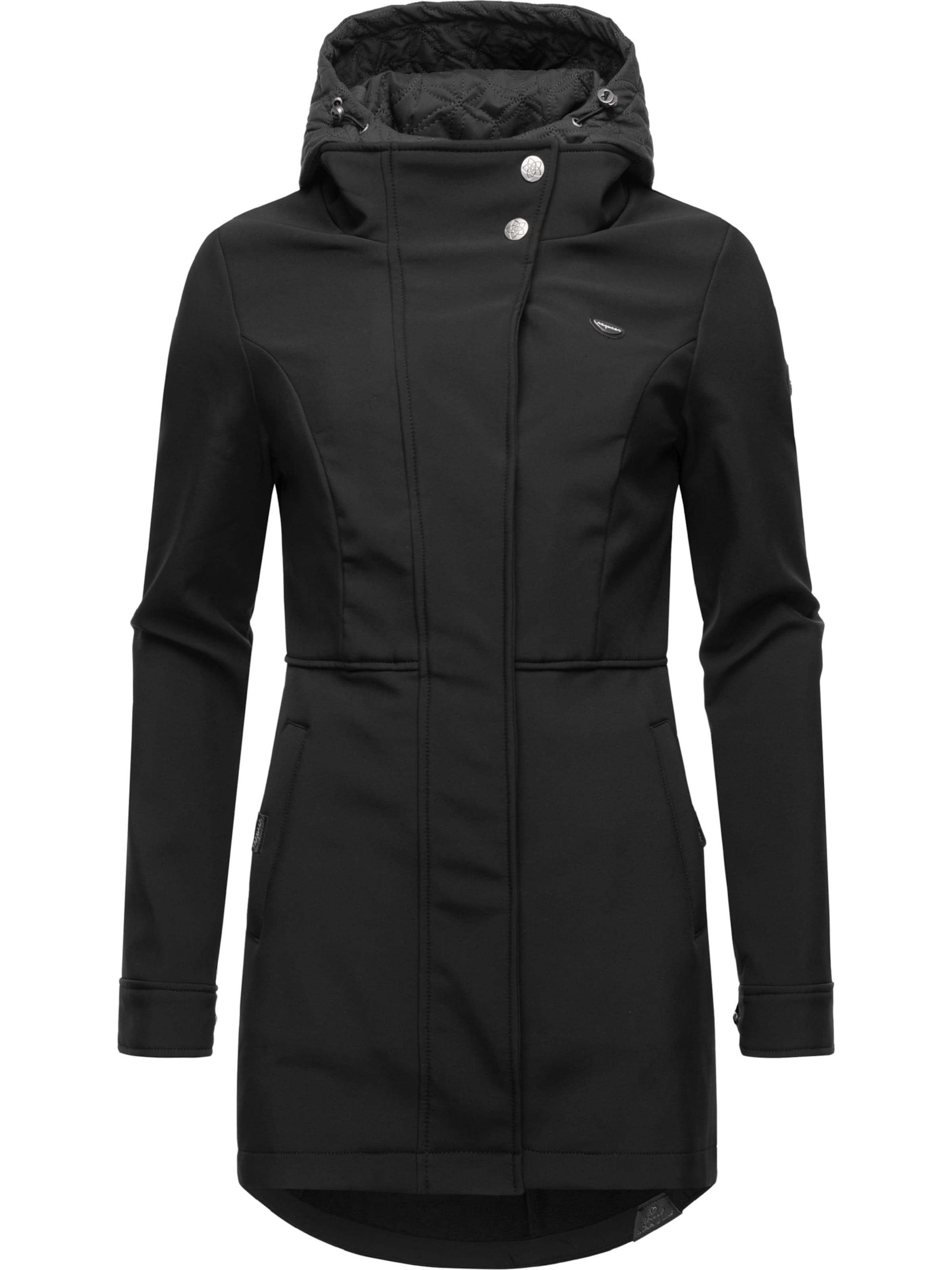 Ragwear Funktionsmantel 'Ybela' in Schwarz