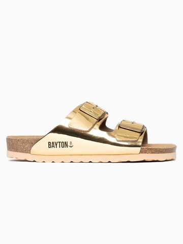 Bayton Pantolette 'Atlas' i guld