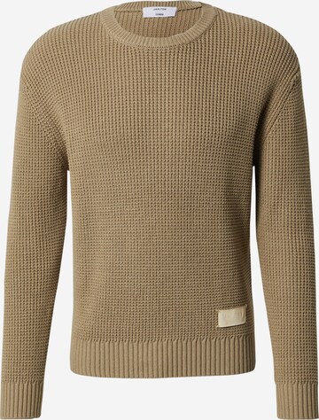 DAN FOX APPAREL Pullover 'Ruben' in Grau: predná strana