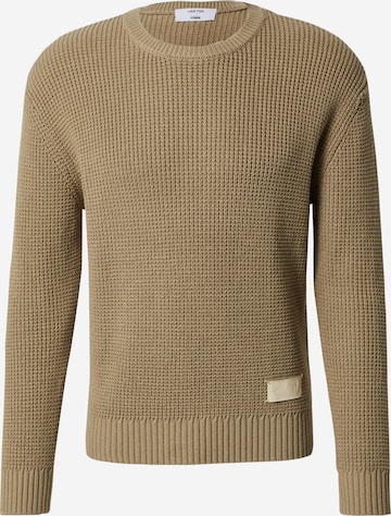 DAN FOX APPAREL Pullover 'Ruben' in Grau: predná strana