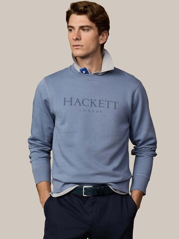 Hackett London Sweatshirt 'HERITAGE ESS CREW' in Blau