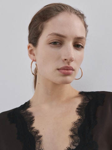 MANGO Kleid 'Merlot' in Braun