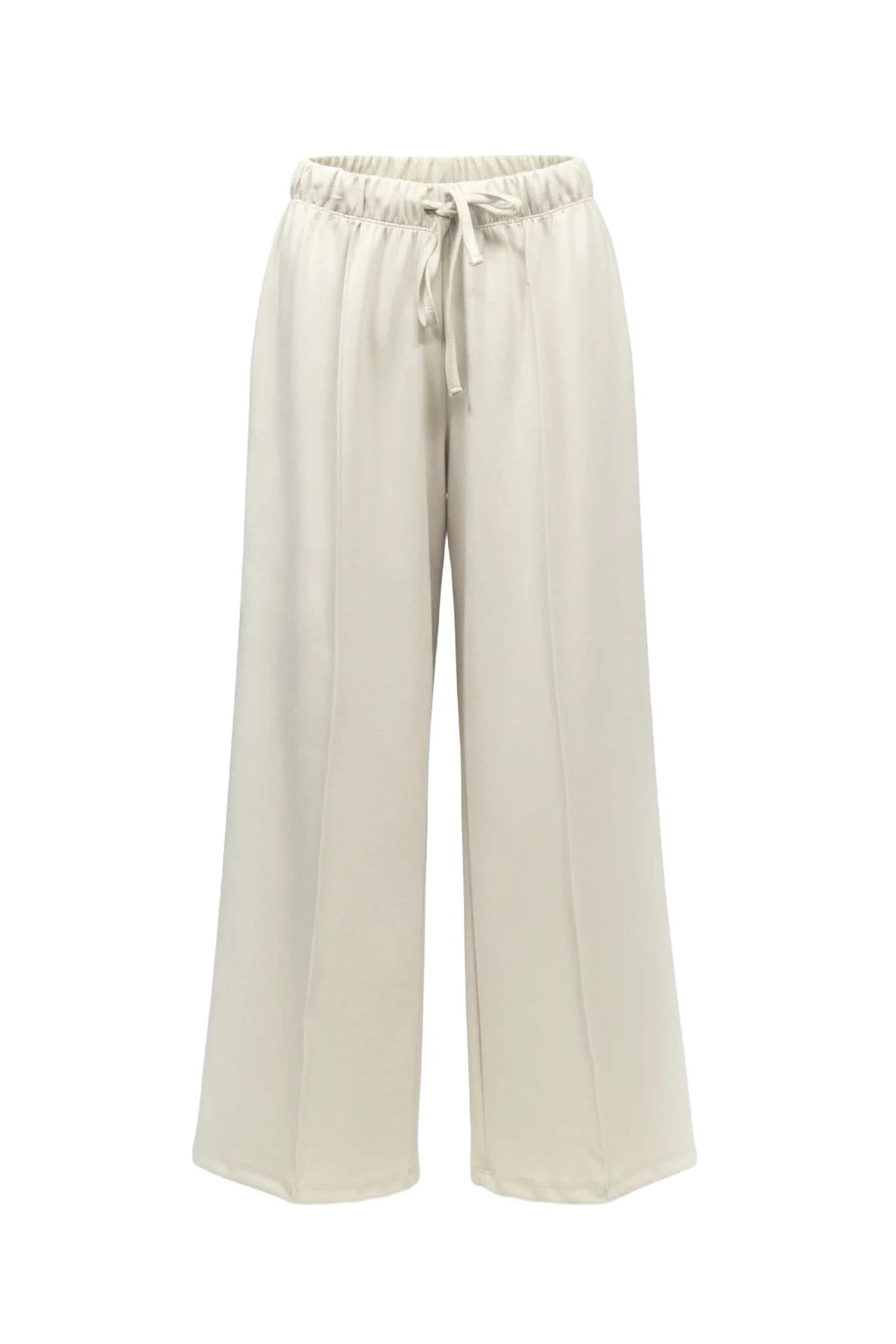 No Matter What Trousers in Beige: front