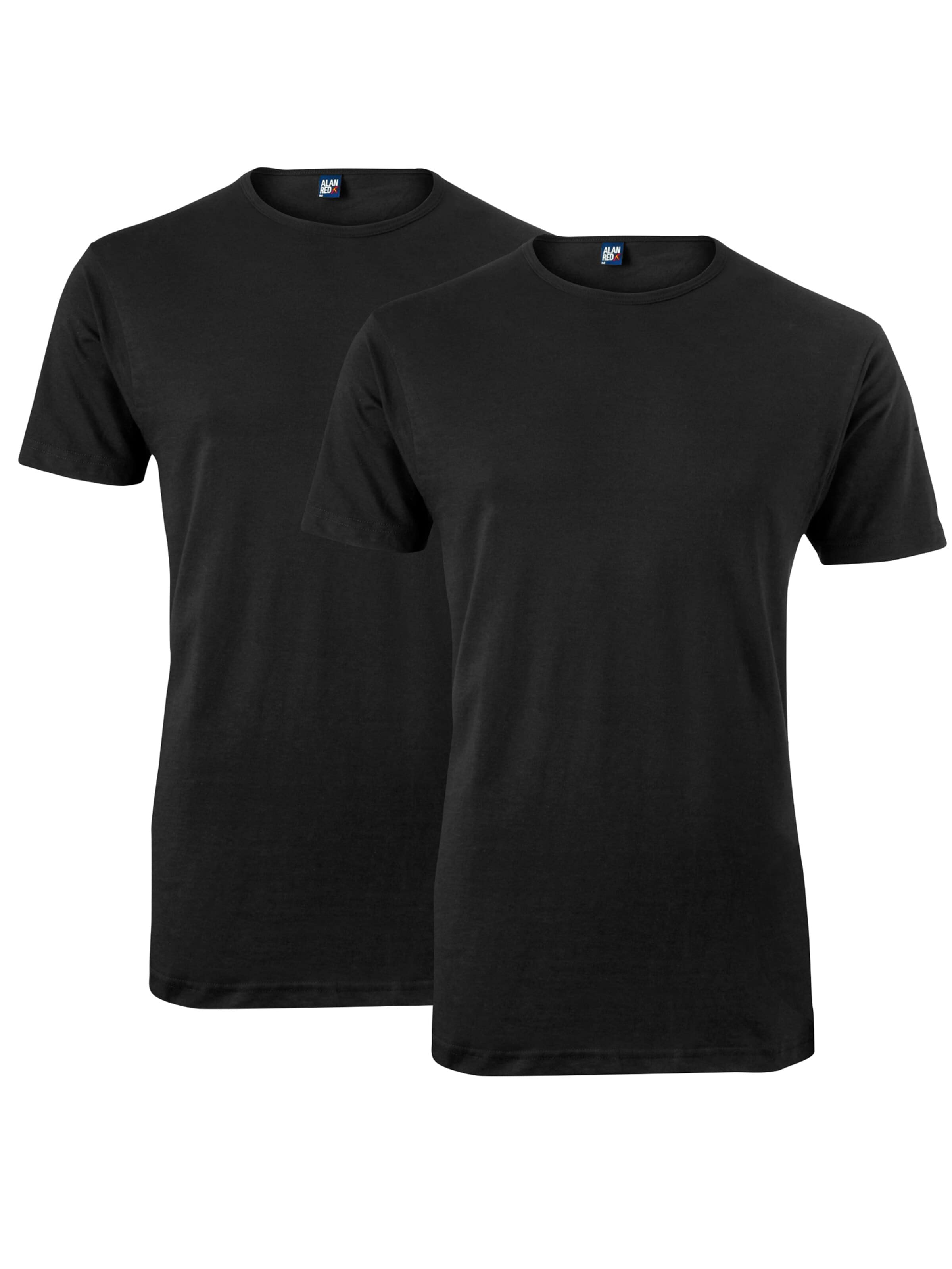alan red Undershirt 'OTTOWA' in Black: front