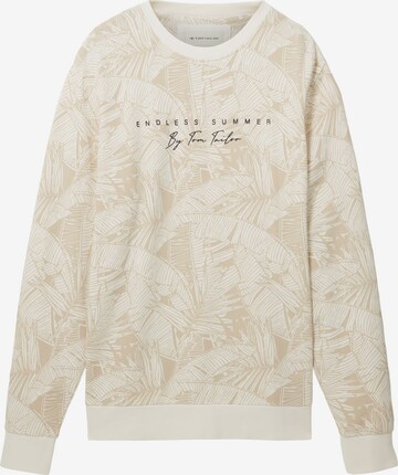 TOM TAILOR Sweatshirt i brun: forside