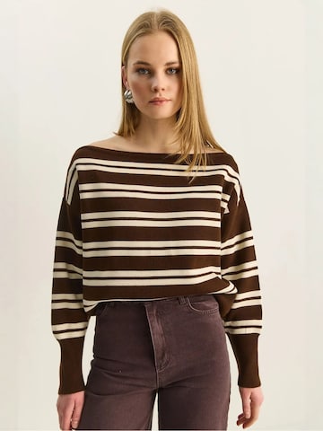 Pullover di Bianco Lucci in marrone
